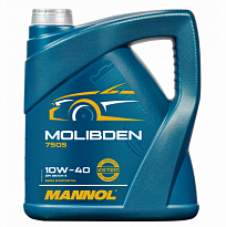 MANNOL 7505 масло мот. п/синт. универс. MOLIBDEN 10W40 API SN/CH-4, 4л
